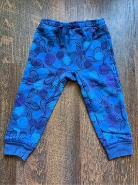 Tea Collection Blue Patterned Kids Jogger Pants